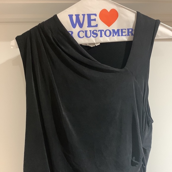 Ruched Asymmetric Dress by Helmut Lang - Picture 4 of 6